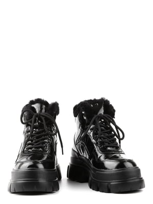 Ботинки лаковые черные | 6292030
