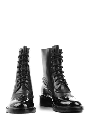 Ботинки кожаные черные | 6292057