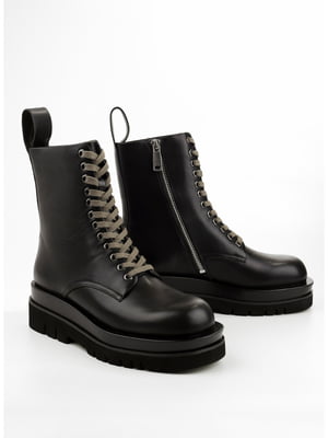 Ботинки кожаные черные | 6292058