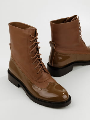 Ботинки кожаные коричневые | 6292069