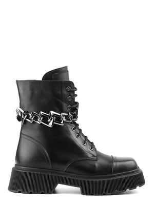Ботинки кожаные черные | 6292075
