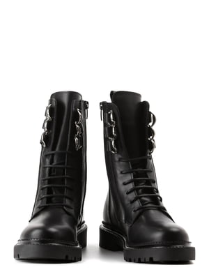 Ботинки кожаные черные | 6292090