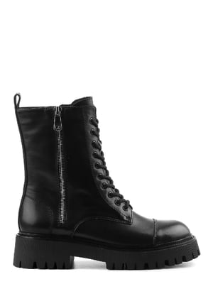 Ботинки кожаные черные | 6292137