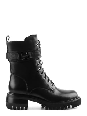 Ботинки кожаные черные | 6292142