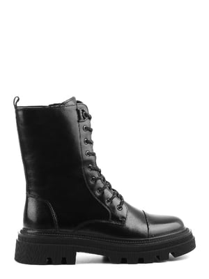 Ботинки черные кожаные | 6292161