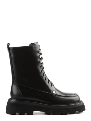 Ботинки черные кожаные | 6292186