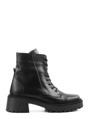 Ботинки черные кожаные | 6292206
