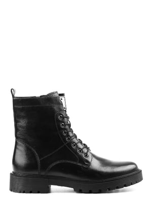 Ботинки черные кожаные | 6292231