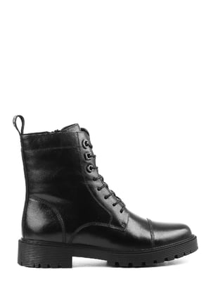Ботинки черные кожаные | 6292232