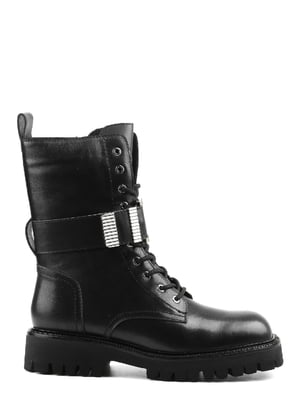 Ботинки черные кожаные | 6292289