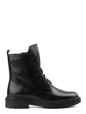 Ботинки черные кожаные | 6292304