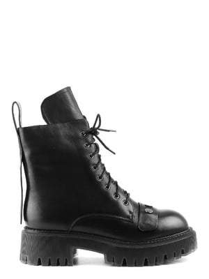 Ботинки черные кожаные | 6292319