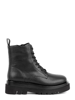 Ботинки черные кожаные | 6292659
