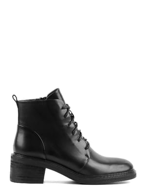 Ботинки черные кожаные | 6292696