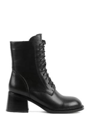 Ботинки черные кожаные | 6292703
