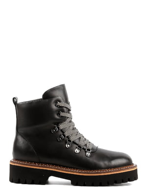 Ботинки черные кожаные | 6292706