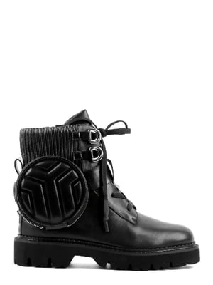 Ботинки черные кожаные | 6292717
