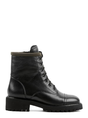 Ботинки черные кожаные | 6292740