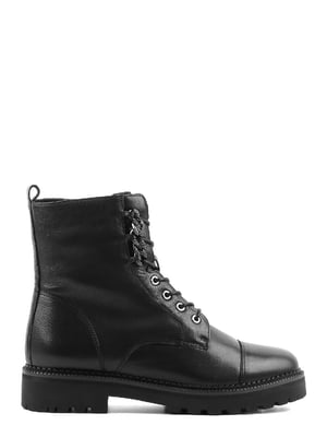 Ботинки черные кожаные | 6292750