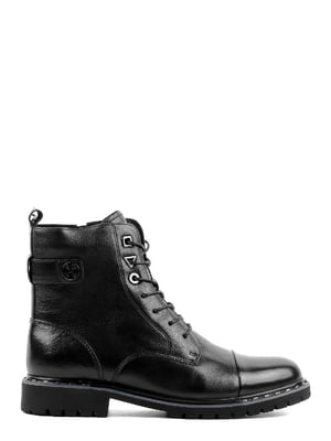 Ботинки черные кожаные | 6292786