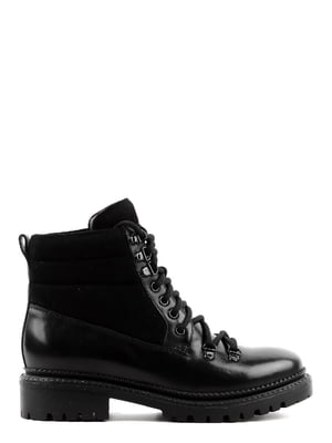 Ботинки черные кожаные | 6292929