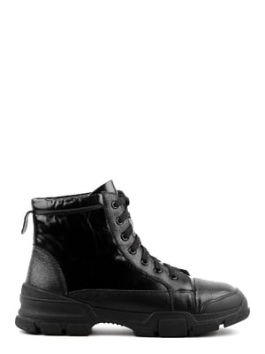 Ботинки черные кожаные | 6292976