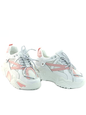 Кросівки біло-рожеві | 6293539