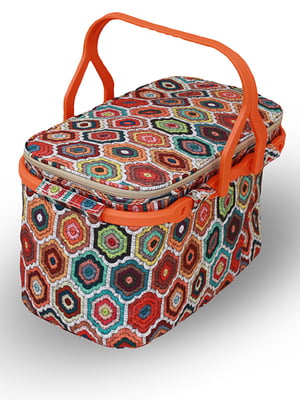 Термо-сумка для пикника в разноцветный принт (25 л) | 6294299