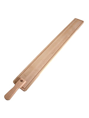 Доска прямоугольная для подачи с ручкой большая mazhura 111,5*12 см ольха | 6295381