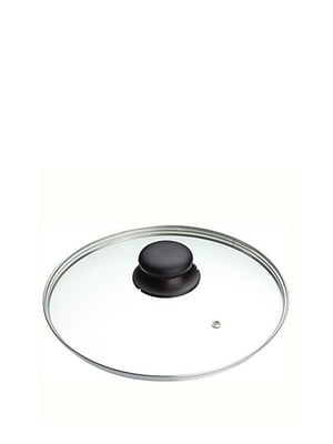 Крышка "serena" с черной кнопкой диам.22 см Frabosk термостойкое стекло | 6294396