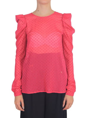 Блуза розовая с узором | 6295911