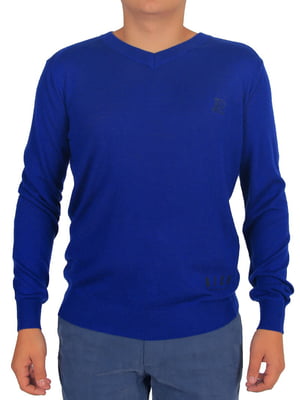 Пуловер синій | 6295926