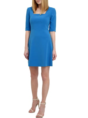 Сукня А-силуету блакитна | 6296488