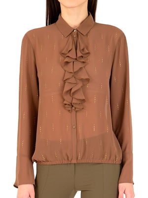 Блуза коричневая | 6296549