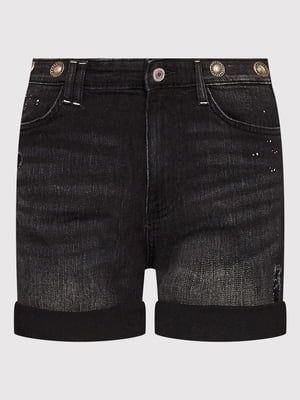 Шорты черные джинсовые | 6297871