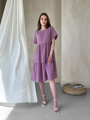 Платье А-силуэта фиолетовое | 6301097