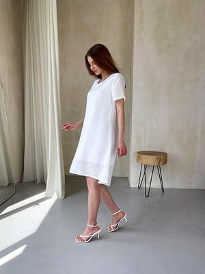 Платье А-силуэта белое | 6301101
