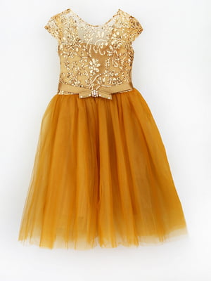 Сукня золотистого кольору | 6301300