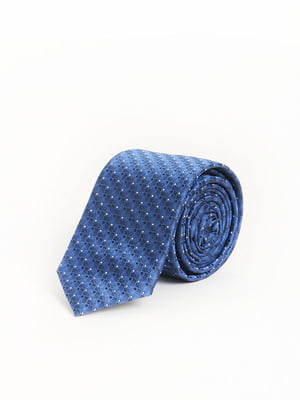 Краватка синя в горошок | 6301695