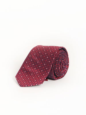 Краватка червона в горошок | 6301694