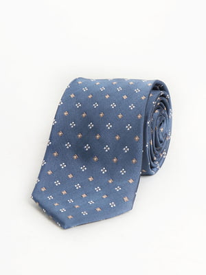 Краватка синя в горошок | 6301699