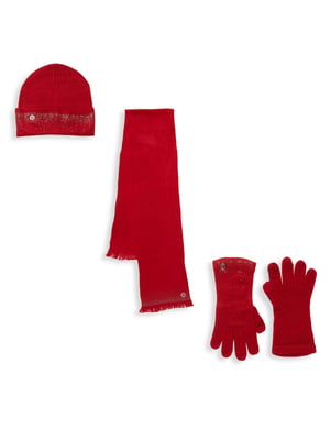 Набір: шапка, шарф та рукавички | 6302589