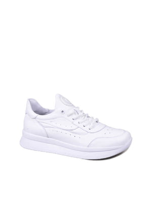 Кросівки шкіряні білі | 6302981