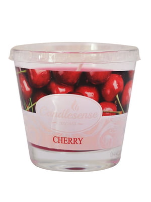 Свеча ароматизированная Decor в стакане Cherry 80*90 (30 ч) | 6305049