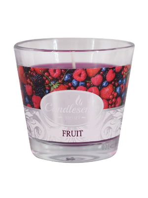 Свеча ароматизированная Decor в стакане Fruit 80*90 (30 ч) | 6305178