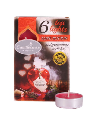 Свеча-таблетка ароматизированная Love Potion (6 шт., 4,5 ч.) | 6305335