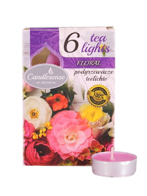 Свеча-таблетка ароматизированная Floral (6 шт., 4,5 ч.) | 6305336