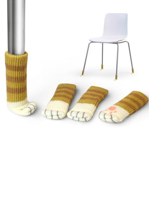 Захисні накладки для ніжок меблів (4 шт., 35-110 мм) | 6305794