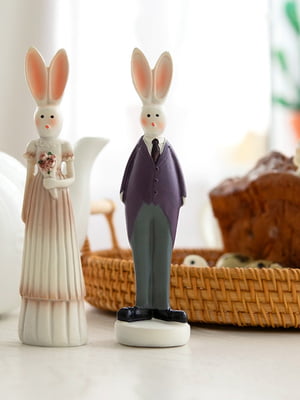 Набор декоративных статуэток "Кролики" | 6305869