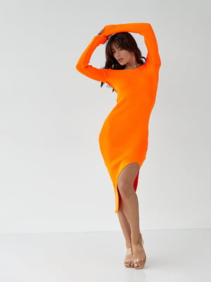 Сукня-футляр оранжева | 6307088